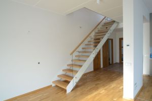 Kandekonstruktsioon 6x260 mm teraslehest, astmed tamme liimpuidust paksusega 40 mm. Piirdeks kirgas karastatud 12mm klaas.