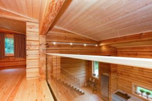 Metalltrepp, saare liimpuidust astmetega