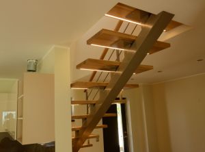 Ühetala metalltrepp.